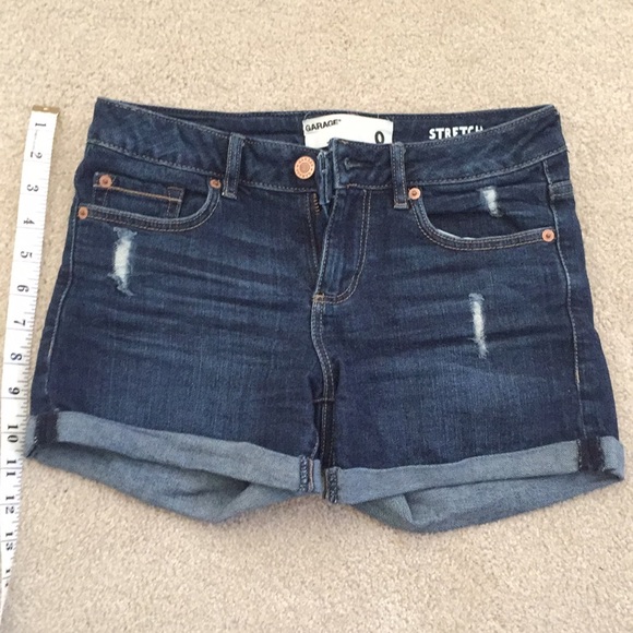 Garage Pants - GARAGE DARK BLUE SHORTS (STRETCH)